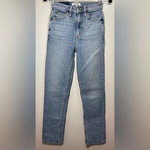 RE/DONE Jeans Women’s Size 24 70s Straight-Leg Jeans in Mid 90s Wash‎